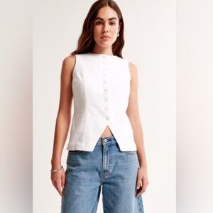 Abercrombie linen vest